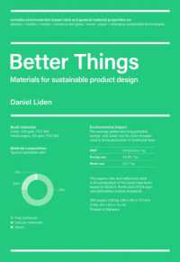 Better Things : Materials for Sustainable Product Design
