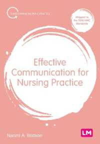 Effective Communication for Nursing Practice (Transforming Nursing Practice Series)