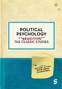 Political Psychology : Revisiting the Classic Studies (Psychology: Revisiting the Classic Studies)