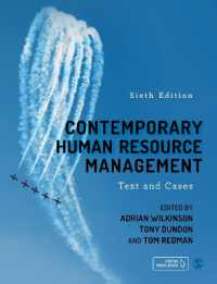 現代の人的資源管理（第６版）<br>Contemporary Human Resource Management : Text and Cases （6TH）