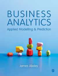 ビジネス・アナリティクス：応用モデリング・予測<br>Business Analytics : Applied Modelling and Prediction