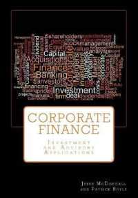 Corporate Finance : Investment and Advisory Applications