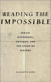Reading the Impossible : Sexual Difference, Critique, and the Stamp of History