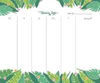 Jungle Pattern 2018 Weekly To-do Calendar : With Magnet （PAP/UNBND）