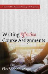 Writing Effective Course Assignments : A Guide to Non-Degree and Undergraduate Students