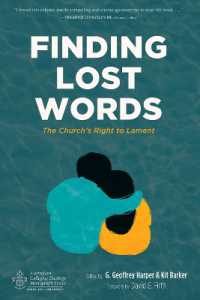 Finding Lost Words : The Church's Right to Lament (Australian College of Theology Monograph)