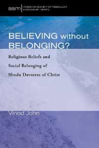 Believing without Belonging? (American Society of Missiology Monograph)