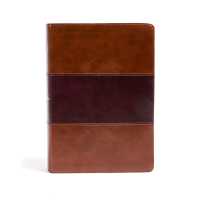 KJV Super Giant Print Reference Bible, Saddle Brown LeatherTouch, Indexed