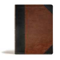 CSB Tony Evans Study Bible, Black/Brown LeatherTouch, Indexed
