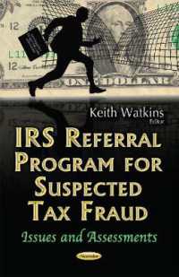 Irs Referral Program for Suspected Tax Fraud : Issues & Assessments -- Paperback / softback