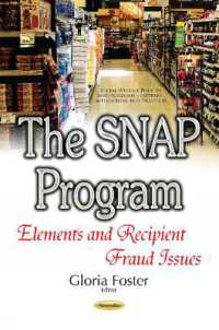 Snap Program : Elements & Recipient Fraud Issues -- Paperback / softback