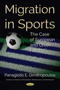 Migration in Sports : The Case of European and Greek Football -- Paperback / softback