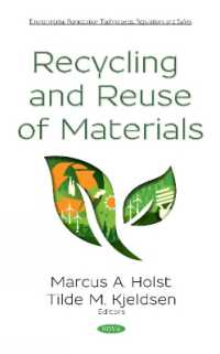 Recycling and Reuse of Materials -- Hardback