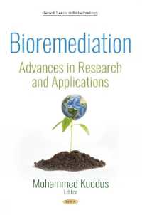 Bioremediation : Advances in Research and Applications -- Hardback