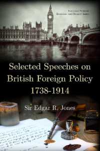 Selected Speeches on British Foreign Policy 1738-1914 -- Paperback / softback