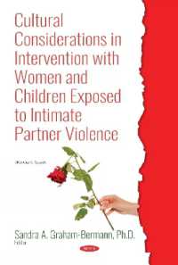 Cultural Considerations in Intervention with Women and Children Exposed to Intimate Partner Violence -- Hardback