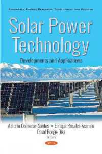 Solar Power Technology : Developments and Applications -- Paperback / softback