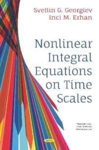 Nonlinear Integral Equations on Time Scales -- Hardback