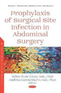Prophylaxis of Surgical Site Infection in Abdominal Surgery -- Paperback / softback