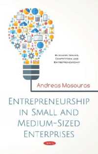 Entrepreneurship in Small and Medium-sized Enterprises -- Hardback