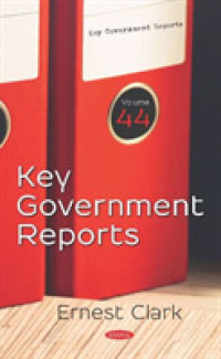 Key Government Reports : Volume 44 -- Hardback