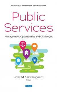 Public Services : Management, Opportunities and Challenges -- Hardback