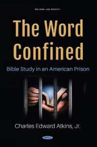 Word Confined : Bible Study in an American Prison -- Hardback