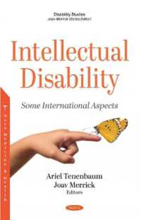 Intellectual Disability : Some International Aspects -- Hardback
