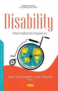 Disability : International Aspects -- Hardback