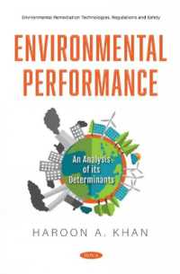 Environmental Performance : An Analysis of its Determinants -- Paperback / softback