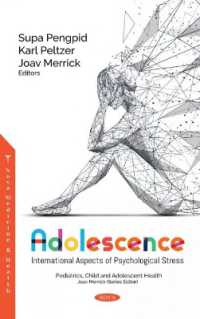 Adolescence : International Aspects of Psychological Stress -- Hardback