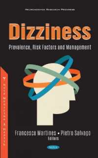 Dizziness : Prevalence, Risk Factors and Management -- Hardback