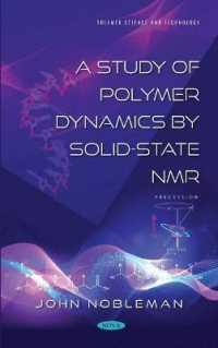 Study of Polymer Dynamics by Solid-state Nmr -- Hardback