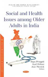 Social and Health Issues among Older Adults in India -- Hardback