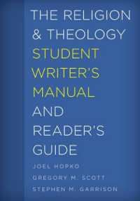 The Religion and Theology Student Writer's Manual and Reader's Guide (The Student Writer's Manual: A Guide to Reading and Writing)