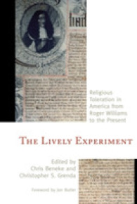 The Lively Experiment : Religious Toleration in America from Roger Williams to the Present
