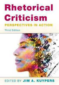 Rhetorical Criticism : Perspectives in Action （3RD）