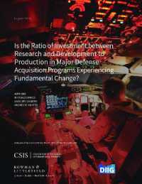 Is the Ratio of Investment between Research and Development to Production in Major Defense Acquisition Programs Experiencing Fundamental Change? (Csis Reports)