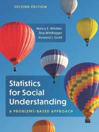 Statistics for Social Understanding : A Problems-Based Approach （2ND）