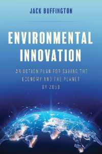 Environmental Innovation : An Action Plan for Saving the Economy and the Planet by 2050