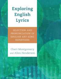 Exploring English Lyrics : Selection and Pronunciation of English Art Song Repertoire
