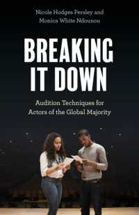 Breaking It Down : Audition Techniques for Actors of the Global Majority