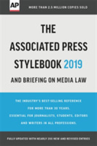 The Associated Press Stylebook 2019 : And Briefing on Media Law (Associated Press Stylebook and Briefing on Media Law) （New）