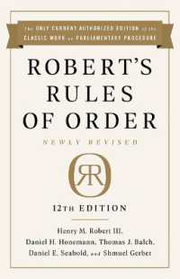 Robert's Rules of Order Newly Revised, 12th edition -- Hardback