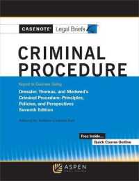 Casenote Legal Briefs for Criminal Procedure Keyed to Dressler and Thomas (Casenote Legal Briefs)
