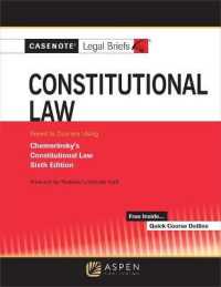 Casenote Legal Briefs for Constitutional Law Keyed to Chemerinsky (Casenote Legal Briefs)
