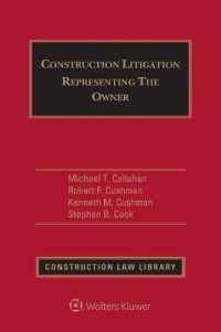 Construction Litigation : Representing the Owner （3RD）