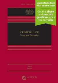 Criminal Law : Cases and Materials [Connected eBook with Study Center] (Aspen Casebook)