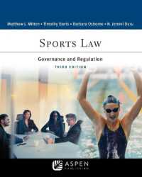 Sports Law : Governance and Regulation (Aspen Criminal Justice)