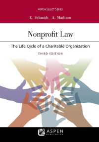 Nonprofit Law : The Life Cycle of a Charitable Organization [Connected Ebook] (Aspen Select) （3RD）